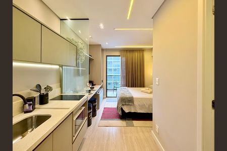 Studio à venda com 22m², 1 quarto e sem vagaCozinha 