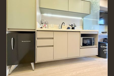 Studio à venda com 22m², 1 quarto e sem vagaCozinha 