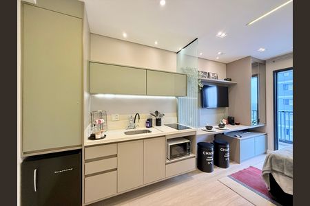 Studio à venda com 22m², 1 quarto e sem vagaCozinha 
