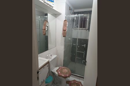 Banheiro de apartamento para alugar com 2 quartos, 42m² em Fátima, Canoas
