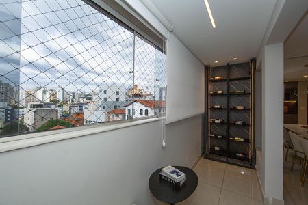 VARANDA de apartamento à venda com 4 quartos, 164m² em Nova Suíça, Belo Horizonte