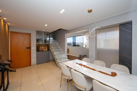 SALA de apartamento à venda com 4 quartos, 164m² em Nova Suíça, Belo Horizonte