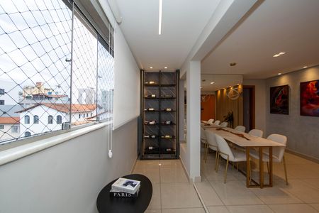 VARANDA de apartamento à venda com 4 quartos, 164m² em Nova Suíça, Belo Horizonte