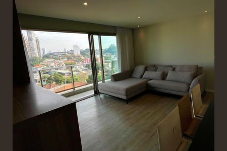 Sala de apartamento à venda com 1 quarto, 55m² em Vila Madalena, São Paulo