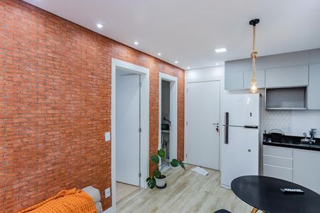 Apartamento à venda com 35m², 2 quartos e sem vaga Apartamento à venda com 35m², 2 quartos e sem vagaSala, cozinha e área de serviço
