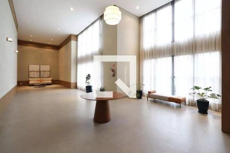 Studio para alugar com 27m², 1 quarto e sem vaga Studio para alugar com 27m², 1 quarto e sem vagaHall social