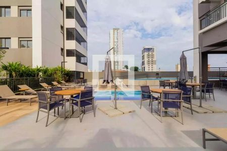 Studio para alugar com 27m², 1 quarto e sem vaga Studio para alugar com 27m², 1 quarto e sem vagaDeck da piscina