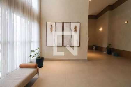 Studio para alugar com 27m², 1 quarto e sem vaga Studio para alugar com 27m², 1 quarto e sem vagaHall social