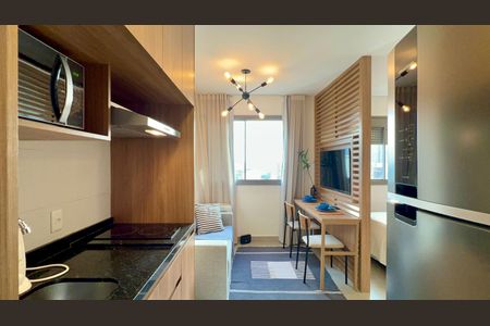 Studio para alugar com 28m², 1 quarto e sem vaga Studio para alugar com 28m², 1 quarto e sem vagaCozinha