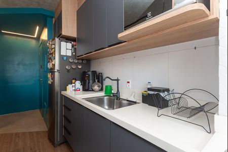 Apartamento para alugar com 42m², 1 quarto e 1 vaga Apartamento para alugar com 42m², 1 quarto e 1 vagaCozinha Americana