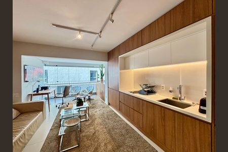 Apartamento para alugar com 52m², 1 quarto e 2 vagas Apartamento para alugar com 52m², 1 quarto e 2 vagasSala