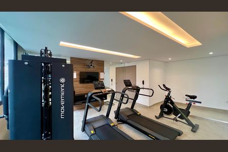 Studio para alugar com 33m², 1 quarto e 1 vaga Studio para alugar com 33m², 1 quarto e 1 vagaAcademia