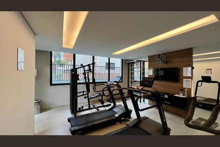 Studio para alugar com 33m², 1 quarto e 1 vaga Studio para alugar com 33m², 1 quarto e 1 vagaAcademia