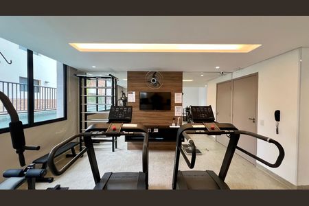 Studio para alugar com 33m², 1 quarto e 1 vaga Studio para alugar com 33m², 1 quarto e 1 vagaAcademia