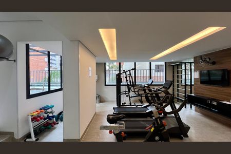 Studio para alugar com 33m², 1 quarto e 1 vaga Studio para alugar com 33m², 1 quarto e 1 vagaAcademia