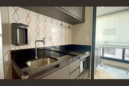 Studio para alugar com 33m², 1 quarto e 1 vaga Studio para alugar com 33m², 1 quarto e 1 vagaCozinha