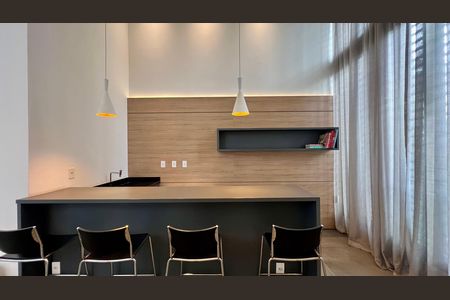 Studio para alugar com 33m², 1 quarto e 1 vaga Studio para alugar com 33m², 1 quarto e 1 vagaSalão de Festas