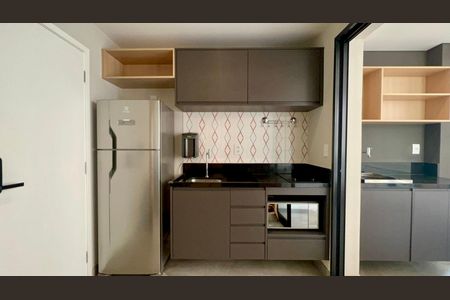Studio para alugar com 33m², 1 quarto e 1 vaga Studio para alugar com 33m², 1 quarto e 1 vagaCozinha