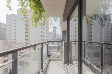 Varanda de kitnet/studio para alugar com 1 quarto, 39m² em Pinheiros, São Paulo