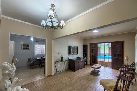 Sala de casa para alugar com 4 quartos, 300m² em Balneario Flórida, Praia Grande