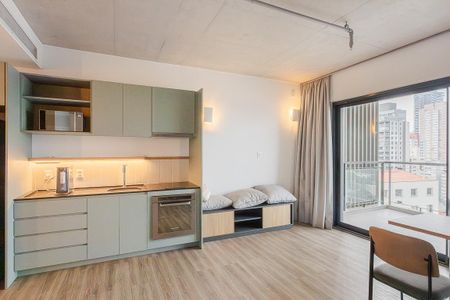 Studio para alugar com 39m², 1 quarto e 1 vaga Studio para alugar com 39m², 1 quarto e 1 vagaQuarto