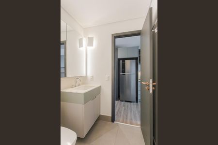 Studio para alugar com 39m², 1 quarto e 1 vaga Studio para alugar com 39m², 1 quarto e 1 vagaBanheiro