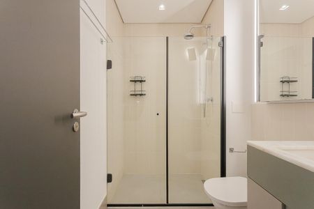 Studio para alugar com 39m², 1 quarto e sem vaga Studio para alugar com 39m², 1 quarto e sem vagaBanheiro