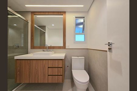 Banheiro Social de apartamento à venda com 2 quartos, 81m² em Itaim Bibi, São Paulo