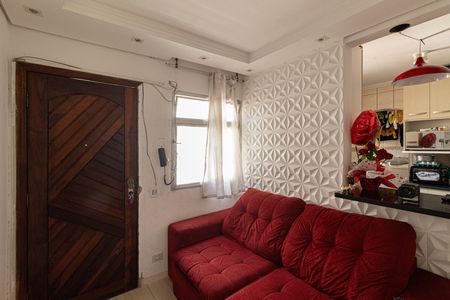 Sala de apartamento à venda com 2 quartos, 48m² em Conjunto Habitacional Padre Manoel da Nobrega, São Paulo