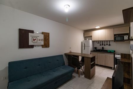 Sala de apartamento para alugar com 1 quarto, 31m² em Barra Funda, São Paulo