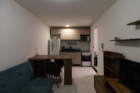 Sala de apartamento para alugar com 1 quarto, 31m² em Barra Funda, São Paulo