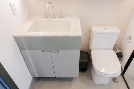 Studio para alugar com 54m², 1 quarto e sem vaga Studio para alugar com 54m², 1 quarto e sem vagaBanheiro