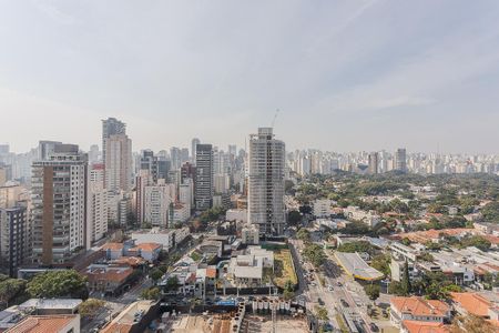 Vista da Varanda de apartamento para alugar com 1 quarto, 55m² em Pinheiros, São Paulo