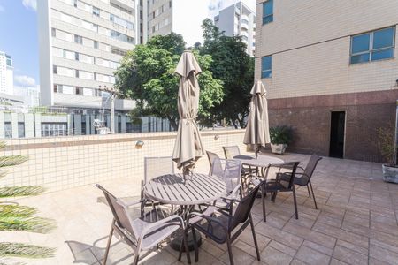 Área comum - Piscina de apartamento à venda com 1 quarto, 60m² em Funcionários, Belo Horizonte