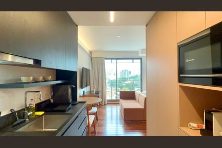Studio à venda com 28m², 1 quarto e sem vagaCozinha