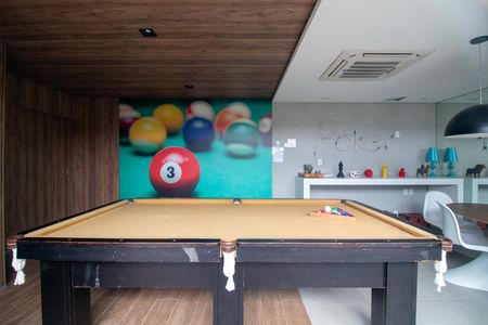 Área comum - Sala de Jogos de apartamento à venda com 1 quarto, 43m² em Campo Belo, São Paulo