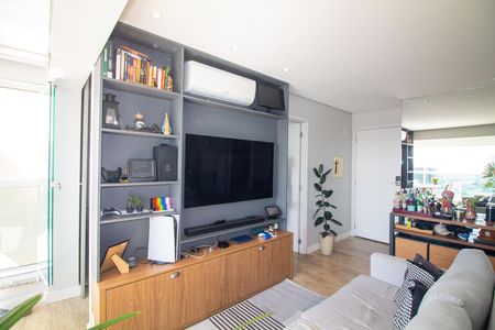 Sala de apartamento à venda com 1 quarto, 43m² em Campo Belo, São Paulo