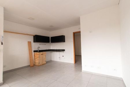 Sala/Cozinha de casa para alugar com 1 quarto, 45m² em Novo Mundo, Curitiba