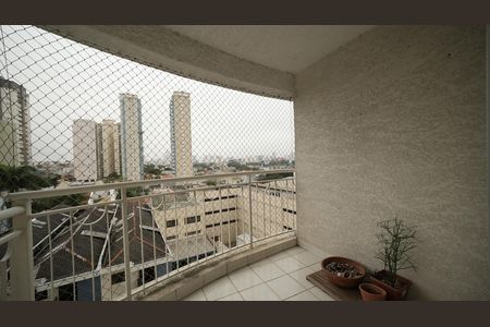 Varanda da Sala de apartamento à venda com 3 quartos, 84m² em Vila Valparaíso, Santo André
