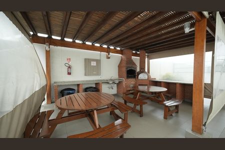 Área comum - Churrasqueira de apartamento à venda com 3 quartos, 84m² em Vila Valparaíso, Santo André