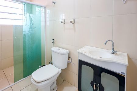 Banheiro da Suíte 1 de casa para alugar com 2 quartos, 150m² em Jardim dos Colibris, Indaiatuba