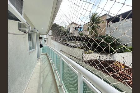 Varanda da Sala de apartamento à venda com 2 quartos, 68m² em Cachambi, Rio de Janeiro