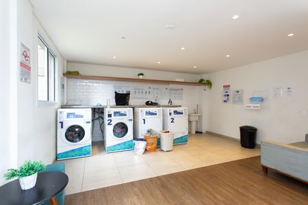 Apartamento para alugar com 34m², 2 quartos e sem vaga Apartamento para alugar com 34m², 2 quartos e sem vagaÁrea comum - Lavanderia