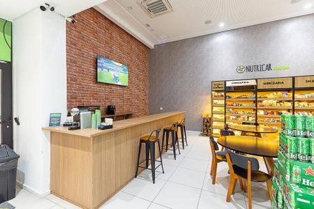 Studio para alugar com 30m², 1 quarto e 1 vaga Studio para alugar com 30m², 1 quarto e 1 vagaÁrea comum - Café