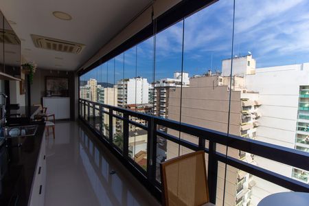 Varanda gourmet de apartamento à venda com 3 quartos, 110m² em Icaraí, Niterói
