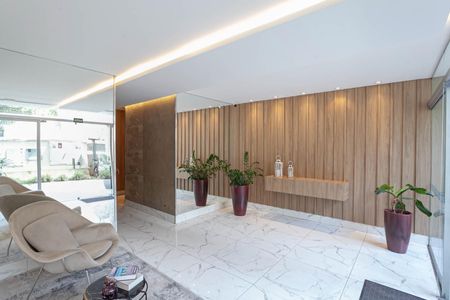 Apartamento à venda com 90m², 3 quartos e 2 vagasHall social