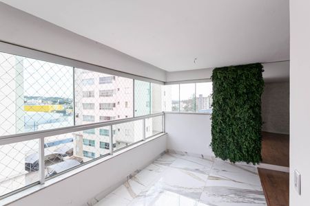 Varanda gourmet de apartamento à venda com 3 quartos, 90m² em Paquetá, Belo Horizonte