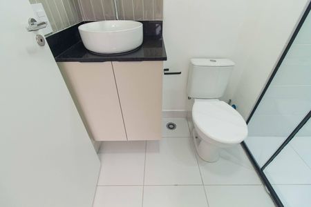 Apartamento para alugar com 29m², 1 quarto e sem vaga Apartamento para alugar com 29m², 1 quarto e sem vagaBanheiro da Suíte
