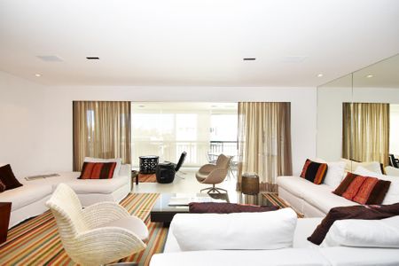 sala de estar 1 de apartamento à venda com 3 quartos, 193m² em Jardim Paulista, São Paulo