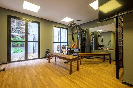 Studio à venda com 24m², 1 quarto e sem vaga Studio à venda com 24m², 1 quarto e sem vagaÁrea Comum - Academia